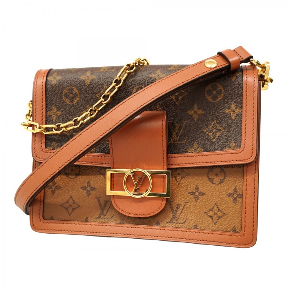 Louis Vuitton Monogram Reverse Dauphine Handbag Brown Bag